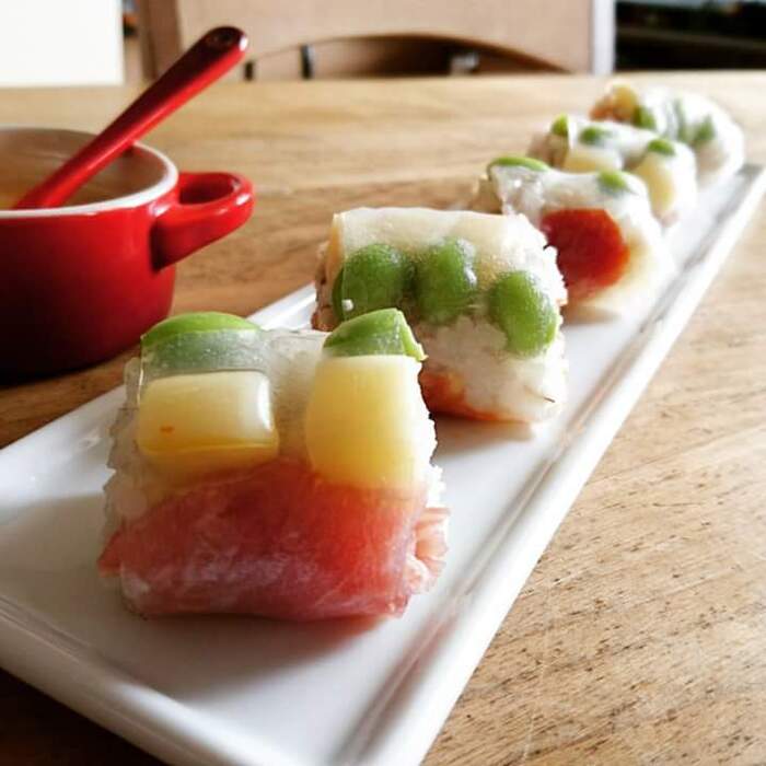 簡単おうちカフェ❗火を使わずに♥イタリアン&韓国風生春巻ごはん