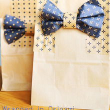 折り紙で超簡単!立体リボンで作る3Dクラフトラッピングの作り方!!