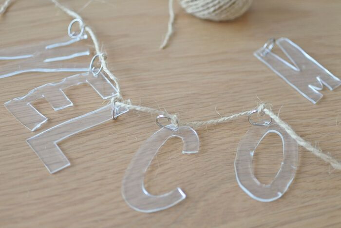 ④ひもに通していきます