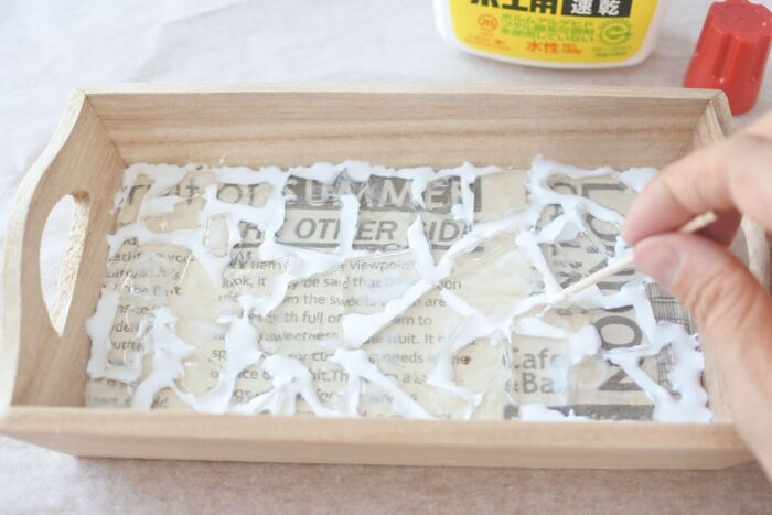 ⑦もう一度ボンドを塗ります