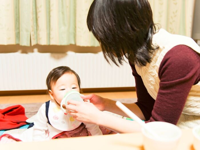 ☆適量を少しずつ飲ませることが大切!