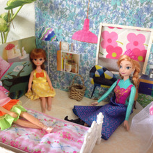 カラーボックスにお片づけ出来る♪簡単&お洒落なドールハウス♡