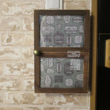 100均フレームでヘアゴム問題解決!かわいいヘアゴム収納扉♪