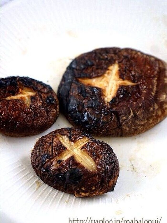 肉厚しいたけはBBQの御馳走