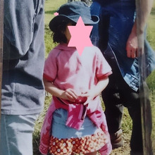 お気に入りの布で簡単!短くなった子供のスカートリメイク!