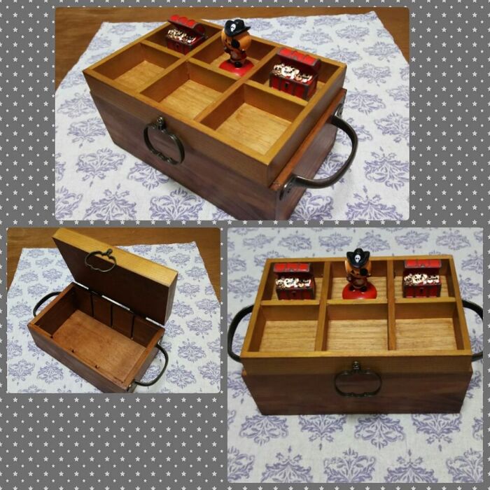 100均DIY【ハロウィン宝箱風キーケース】