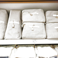 100均×ニトリで、すっきりクローゼット収納