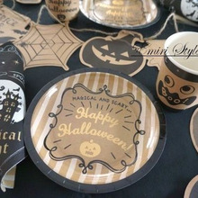 カフェ風☆おしゃれ!ハロウィン♡100均テーブルコーディネート♬