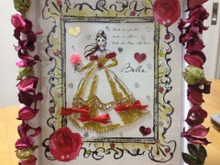 100均の額で作るディズニープリンセスデコピクチャー