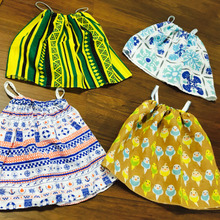 柄違いで量産!100均手ぬぐいの子供服!(2way!)10分で出来る!