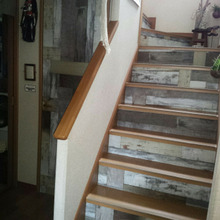 階段をリメイクシートで変身