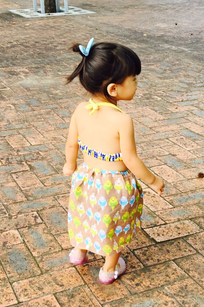 水着の下に着ても可愛い!