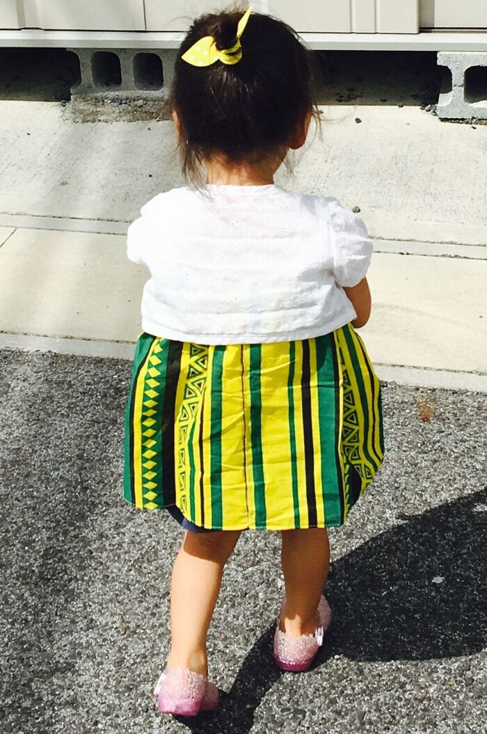 後ろ姿のこんな感じ