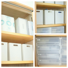 目線の高さで収納を変えて使いやすい!ニトリと無印でリビング収納