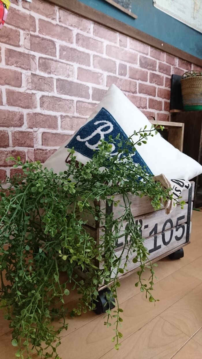 【リメイク】すのこをキャベツbox風にリメイク☆