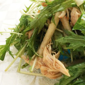 サッパリ!みずみずしくて美味しい【梨と水菜のサラダ】