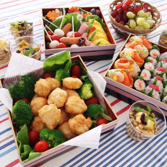 食欲の秋に食べたい!お弁当レシピ「塩から揚げの運動会弁当」
