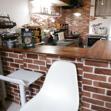 カラーボックスでDIY!男前キッチンカウンター