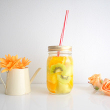 3coinsで買える!メイソンジャー風ガラス瓶で、ドリンクやジャーサラダ♡