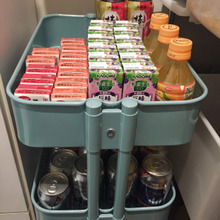 IKEAのワゴンで飲み物ステーション