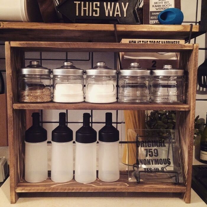 ラベルを貼って統一感を出す!