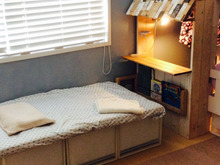 無印良品の衣装ケースで末っ子のベッドを作りました☆