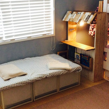 無印良品の衣装ケースで末っ子のベッドを作りました☆