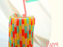 空き瓶とストローでDIY!北欧風キャンディみたいに可愛くリメイク☆