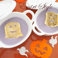 ハロウィンレシピ☆紫キャベツポタージュ♡色が変化!美と健康にも♬実験付き♪