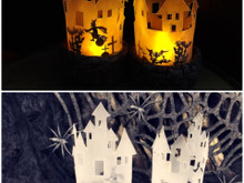 セリアのつけまつ毛をリメイク!ハロウィンランタン!