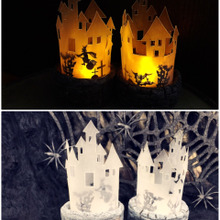 セリアのつけまつ毛をリメイク!ハロウィンランタン!