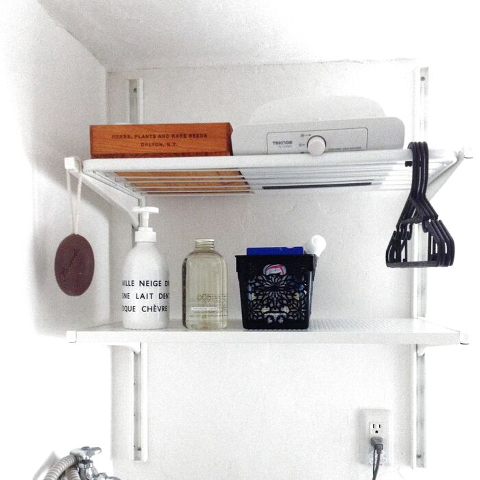 IKEAのALGOTシリーズ!洗濯機の上をスッキリおしゃれに整理
