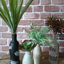 【リメイク】空きビンをセリアのシールで簡単リメイク☆