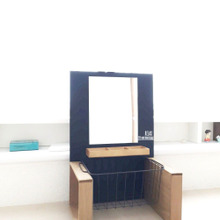 工具はハケとボンドだけ!簡単キッズドレッサーの作り方