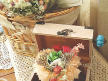 ドライフラワーとポプリde香りのテラリウム♡