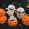 ペーパーマッシュで作るハロウィンランタン大集合☆