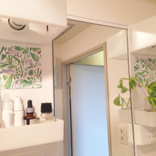 賃貸洗面台も♪あっという間に明るく華やかになる3分DIY!