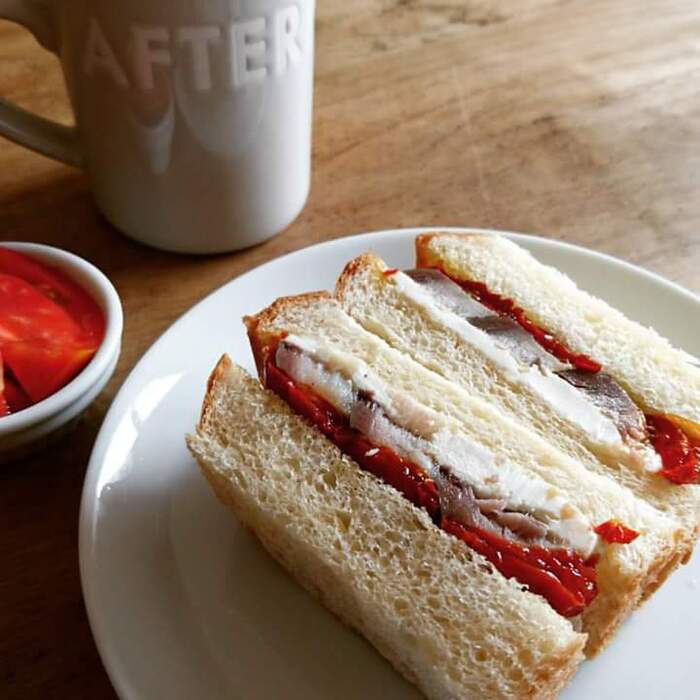 おうちカフェ♥超簡単❗しめさば de おしゃれCAFEサンド