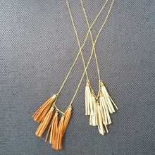 プチプラだからイロチ買い♬のフリンジネックレス