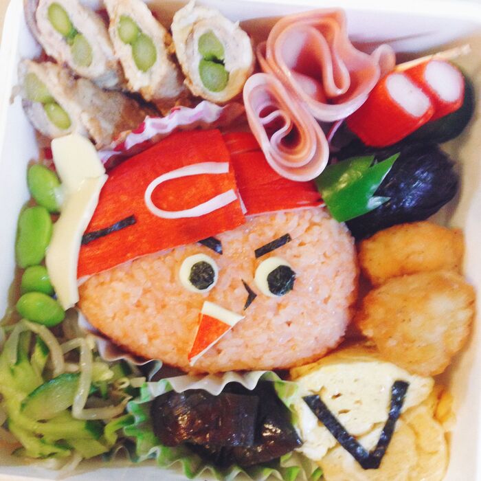 カープ優勝おめでとう!キャラ弁「カープ坊や」