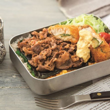 お肉たっぷり!かくれ2色焼き肉のり弁当(Nico Tableレシピ)