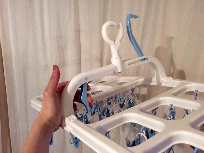 ニトリのピンチ付きハンガーで子供も楽しめる時短物干し❗️