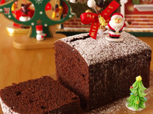 クリスマスチョコレートケーキ☆ホットケーキミックスで超簡単ケーキ♪