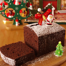 クリスマスチョコレートケーキ☆ホットケーキミックスで超簡単ケーキ♪