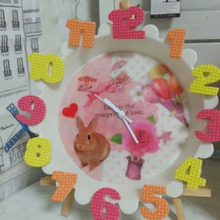 ダイソーの鉢の受け皿で!時計をリメイク!