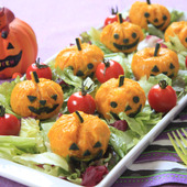 ハロウィンパーティーに!ジャック・オ・ランタンサラダ