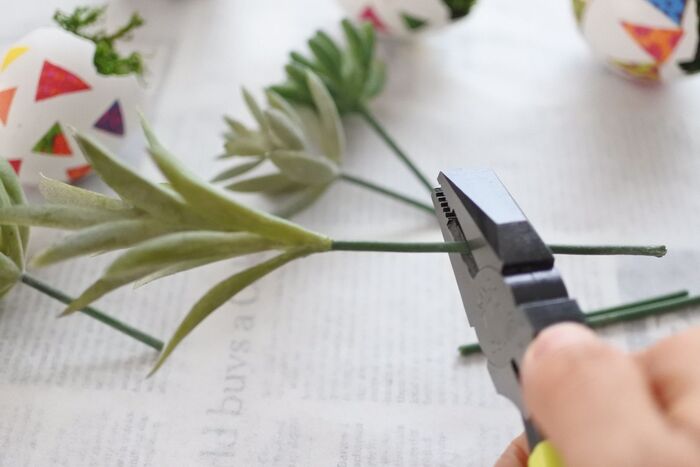 ⑤フェイク多肉を準備します