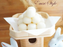 【食育】レンジで簡単♪月見団子♡十五夜にお供え♪