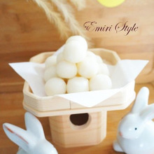 【食育】レンジで簡単♪月見団子♡十五夜にお供え♪