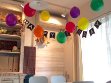 100均の商品【2つ】で即席!誕生日の飾り付け☆★☆